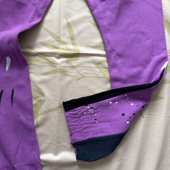 Gallery Dept Painted Purple Flared Sweatpants - Picture 2 of 10